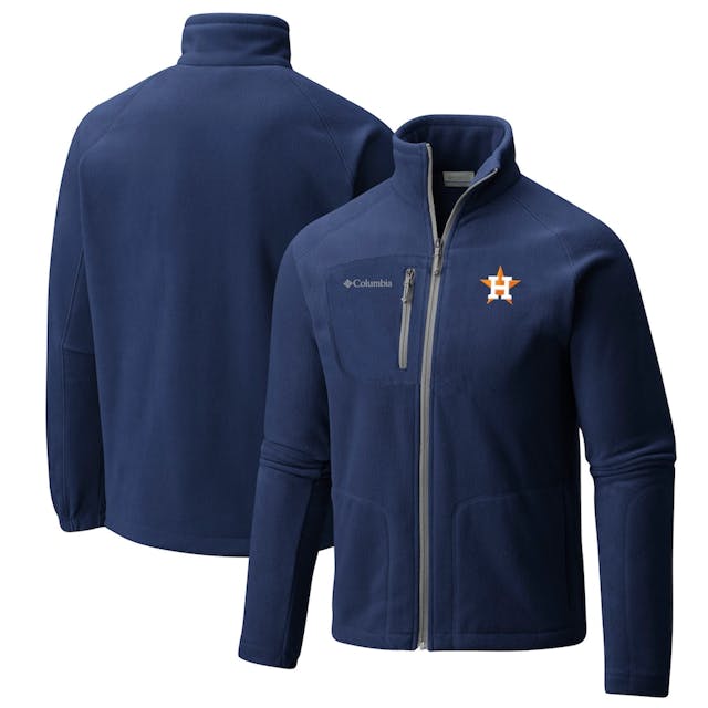Men's Houston Astros Columbia Navy Fast Trek II Full-Zip Fleece Jacket | MLB Shop