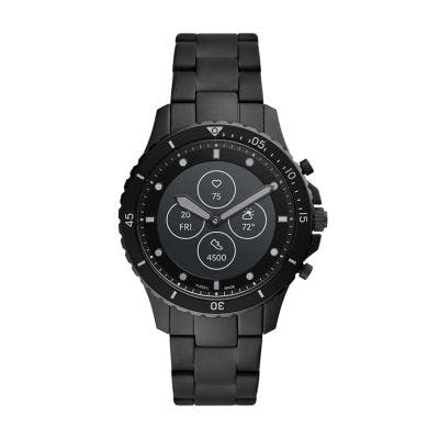 Fossil Hybrid Smartwatch HR FB-01 Black Stainless Steel