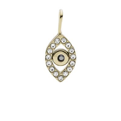 Fossil Oh So Charming Gold-Tone Stainless Steel Charm