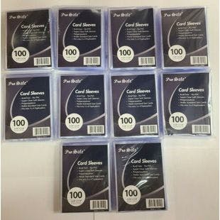 1000 PRO-SAFE Soft Trading Card Penny Sleeves Acid Free No PVC Pokemon  | eBay