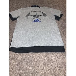 NWT Youth Boys Size XL 18-20 Adidas Black / Gray Short Sleeve Tee Shirt Set Of 2 | Ebay