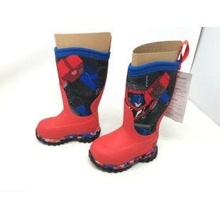 Boys Muck Boots (RG2-6OPT) Rugged II Transformers Optimus Prime boots (BX4) | Ebay