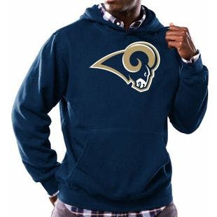 NFL Majestic Men's Long Sleeve Tek Patch Hooded Fleece Pullover *Choose Team*  | eBay