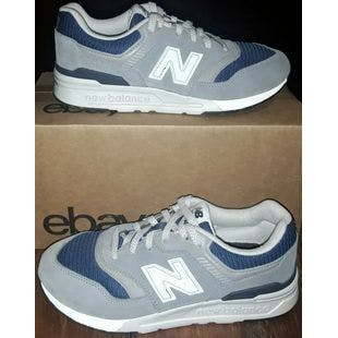 New Balance Kid's 997H Essentials Big Kids Shoes Grey with Navy - Size 5.5 | Ebay