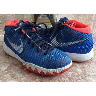 Nike Kyrie 1 USA Independence Day Kid’s Blue Neon-Red Shoes Size 5Y #717219-401 | Ebay