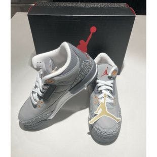 Nike Air Jordan 3 Retro Cool Grey 2021 Sz 7y GS Grade School *IN HAND 398614-012 | Ebay
