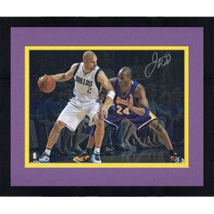 Framed Jason Kidd New Jersey Nets Signed 11" x 14" vs Kobe Bryant Photo  | eBay