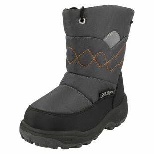 Boys/Girls n2011 Dark Grey/Black Textile Snow Boots by Reflex  | eBay