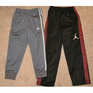Adidas / Jordan Boy's Athletic Sweatpants (Lot of 2) Size 4T / 5 Youth GUC | Ebay