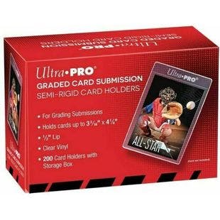 200 Ultra Pro Grading Card Submission Semi Rigids 1/2" Lip Tall Sleeves | #43000  | eBay