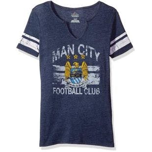 Manchester City Football Club Women's Go Far Tee, Navy Size Large & XL  | eBay