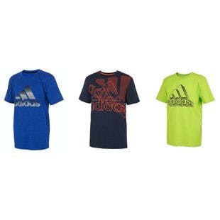 New Adidas Little Boys Logo Short Sleeves Shirt Choose Size & Color | Ebay