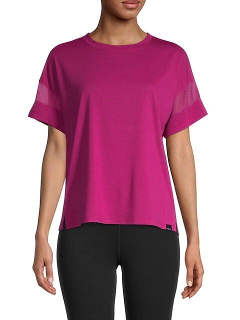 Marc New York Performance Solid-Hued Boxy T-Shirt