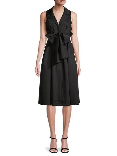 Donna Karan ​Tie-Front Dress