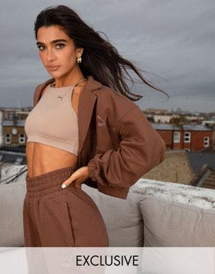Puma Training x Stef Fit strappy bra in taupe exclusive to ASOS | ASOS