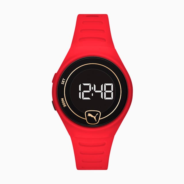 PUMA Forever Faster WH Red Digital Watch