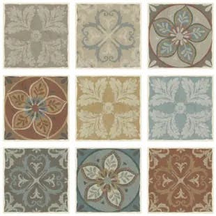  Ferrugudo Brown Tile Decal Kit | The Home Depot