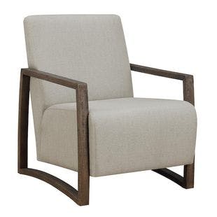  Maverick Linen Accent Chair | The Home Depot