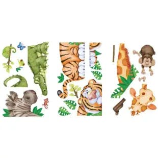  25.5 in. x 28 in. In the Jungle Super Jumbo Wall Decal | The Home Depot