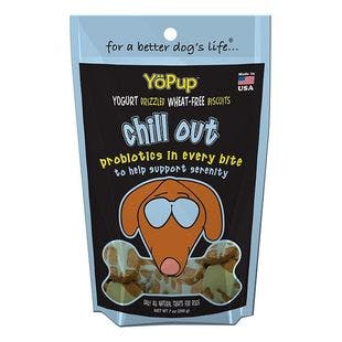 YOPUP Chill Out Biscuits Dog Treats, 7-oz bag - Chewy