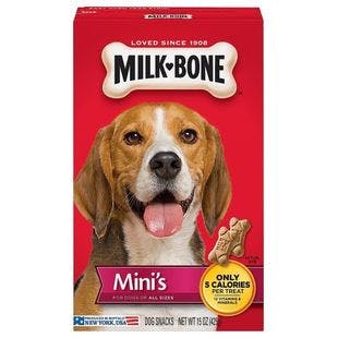 MILK-BONE Mini's Original Dog Treats, 15-oz box - Chewy