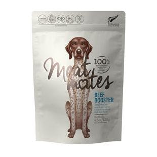 MEAT MATES Beef Booster Freeze-Dried Dog Food Topper, 4.5-oz bag - Chewy