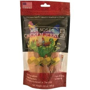 WET NOSES Chicken Jerky Dog Treats, 5.5-oz bag - Chewy