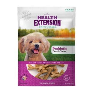 HEALTH EXTENSION  Probiotic Yogurt Small Dental Dog Treats, 14 count - Chewy