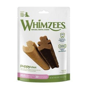WHIMZEES Dental X-Small & Small Breed Puppy Dog Treats, 30 count - Chewy