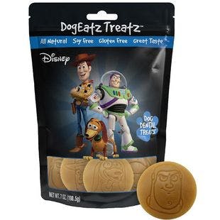 TEAM TREATZ Disney DogEatz Toy Story Rawhide-Free Dental Dog Treats, 7-oz bag, Count Varies - Chewy