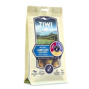 ZIWI Lamb Ears Liver Coated Dog Treats, 2.1-oz bag - Chewy