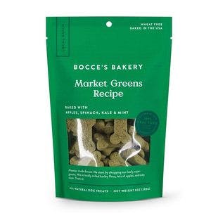 BOCCE'S BAKERY Local Batch Market Greens Recipe Dog Treats, 8-oz bag - Chewy