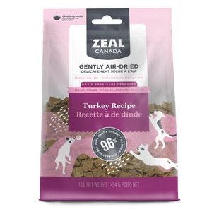 ZEAL CANADA Gently Turkey Recipe Grain-Free Air-Dried Dog Food, 1-lb bag - Chewy