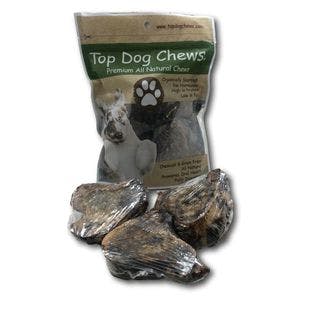 TOP DOG CHEWS Premium All Natural Chews Meaty Beef Knuckle Slices Grain-Free Dog Treats, 3 count - Chewy