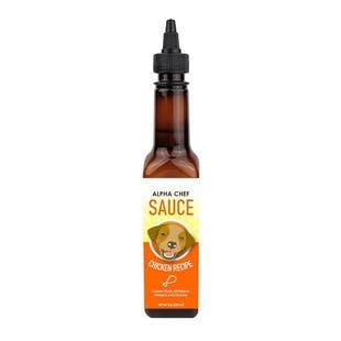 ALPHA CHEF SAUCE Chicken Recipe Dog & Cat Food Topper, 8-oz bottle - Chewy