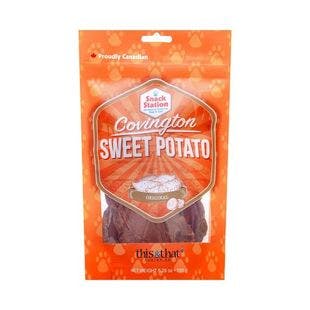 This&that Canine Company Snack Station Premium Covington Sweet Potato Dehydrated Dog Treats, 5.2-oz bag - Chewy
