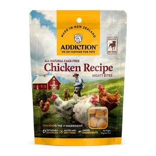 ADDICTION Meaty Bites Chicken Grain-Free Dog Treats, 4-oz bag - Chewy