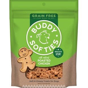 BUDDY BISCUITS Grain-Free Soft & Chewy with Roasted Chicken Dog Treats, 5-oz bag - Chewy