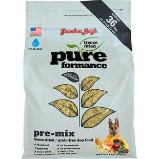 GRANDMA LUCY'S Pureformance Grain-Free/Freeze-Dried Dog Food Pre-Mix, 8-lb bag - Chewy