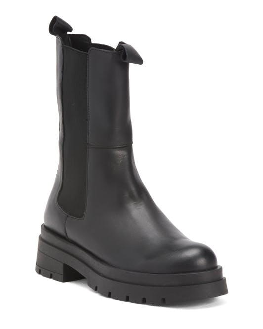Leather High Chelsea Boots | Women's Shoes | Marshalls