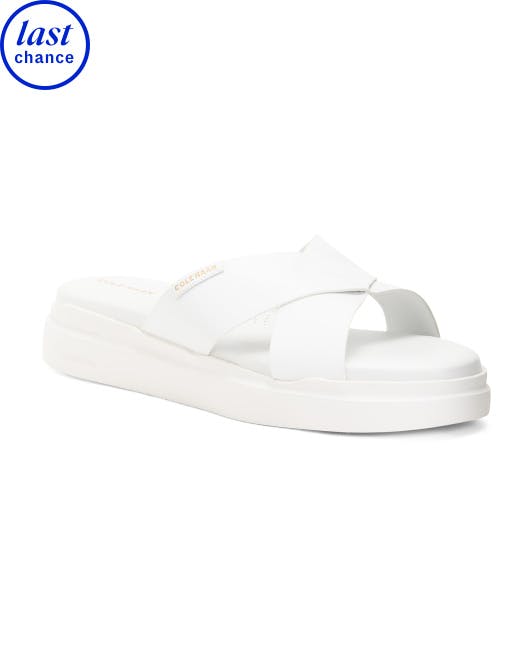 Leather Criss Cross Sandals | Women's Shoes | Marshalls