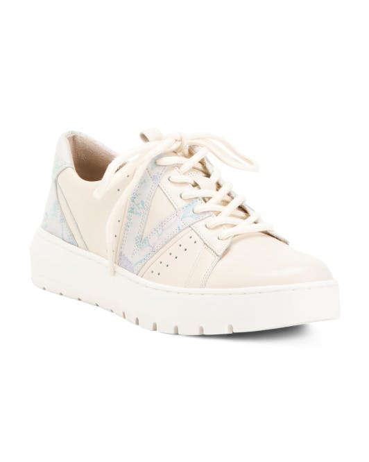 Leather Simasa Comfort Lace Up Sneakers | Lifestyle Sneakers | Marshalls