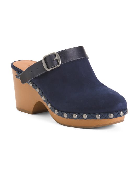 Suede Wooden Bottom Clogs | Women's Shoes | Marshalls