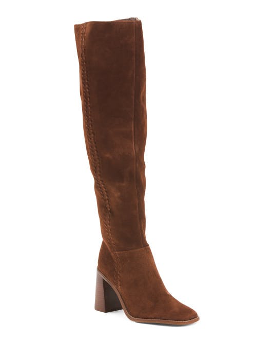 Made In Brazil Suede Square Toe High Shaft Boots | Women's Shoes | Marshalls