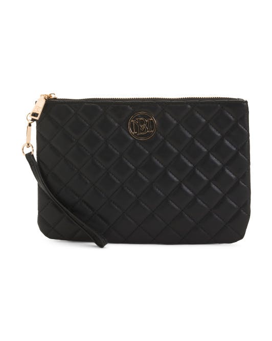 Quilted Clutch With Wristlet Strap | Handbags | T.J.Maxx
