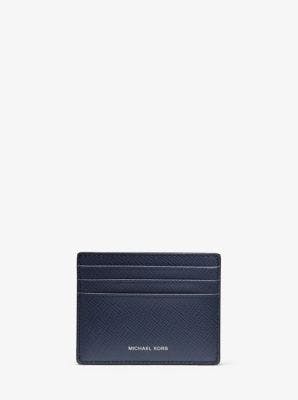 Crossgrain Leather Tall Card Case | Michael Kors
