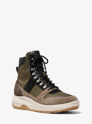 Asher Canvas and Suede Boot | Michael Kors