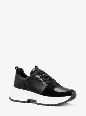 Cosmo Leather Mixed-media Trainer | Michael Kors