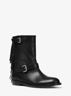 Ingrid Fringed Leather Boot | Michael Kors