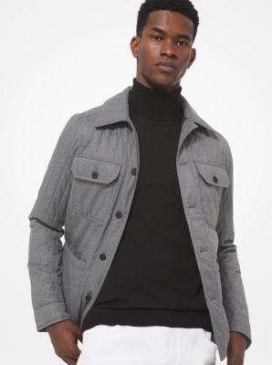 Quilted Shirt Jacket | Michael Kors